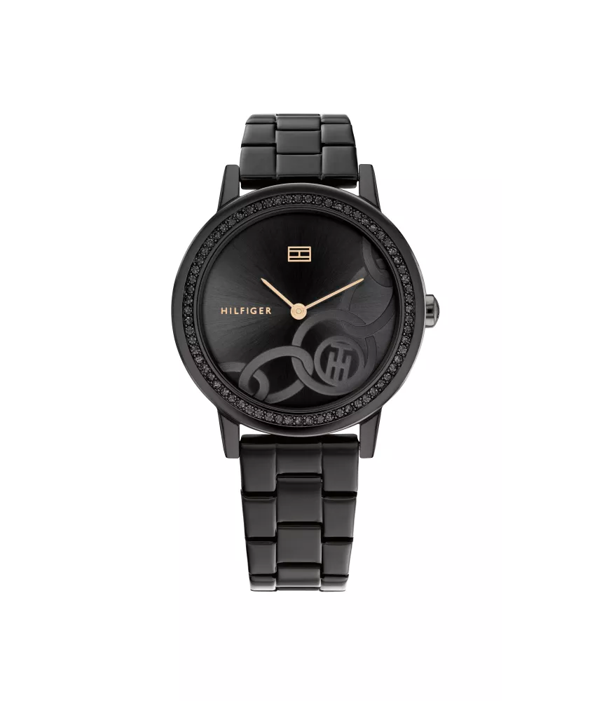 Reloj Tommy Hilfiger, maquinaria de cuarzo y 2 agujas.