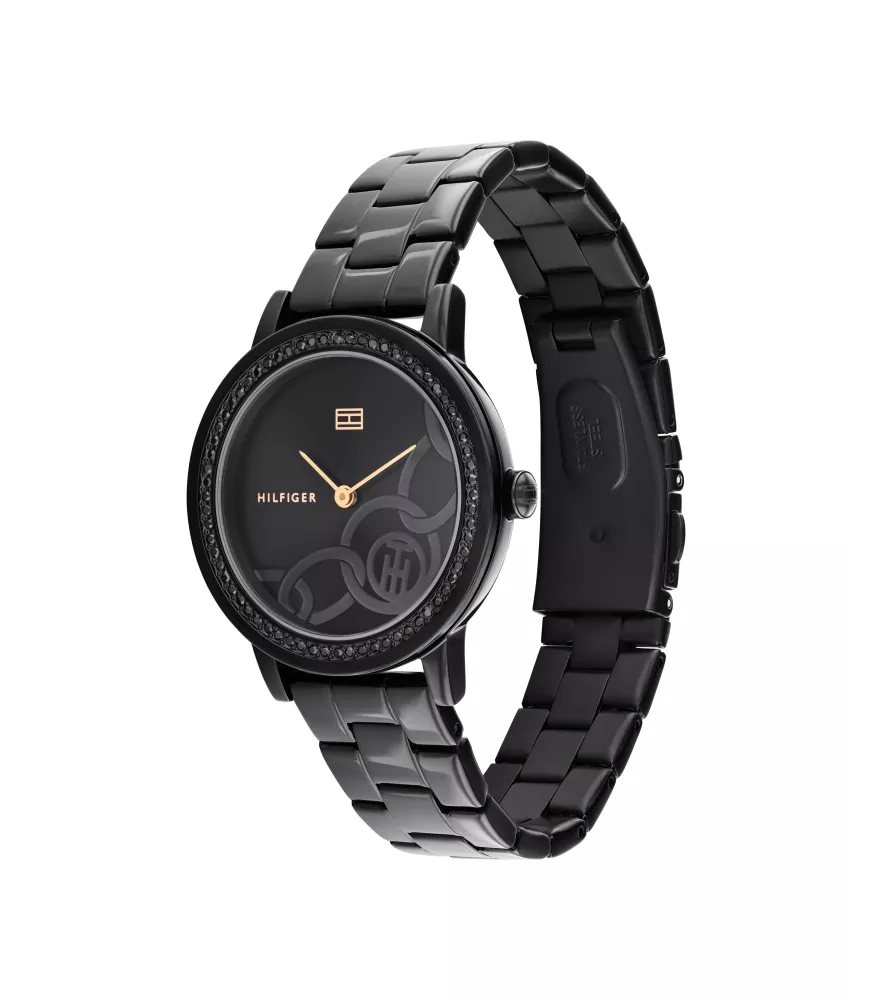 Reloj Tommy Hilfiger, maquinaria de cuarzo y 2 agujas.