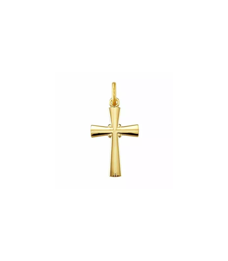 18K CRUZ RAYAS Y 4 GARRAS 23 MM X 14 MM 