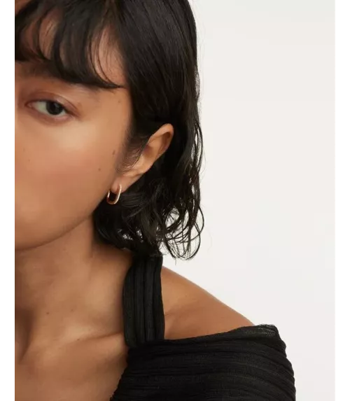 Pendientes Spike, P D Paola, en plata de ley con baño de oro de 18K.