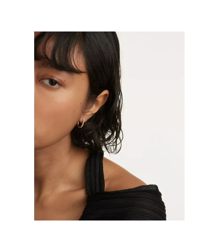 Pendientes Spike, P D Paola, en plata de ley con baño de oro de 18K.