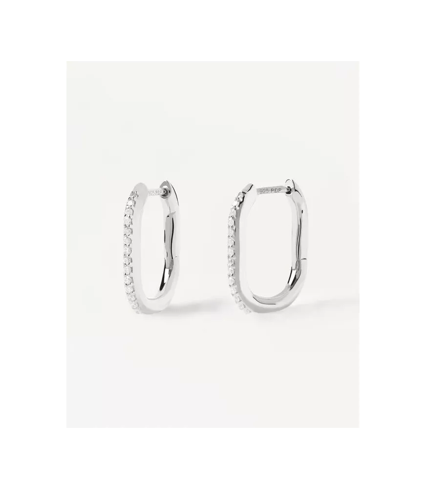 Pendientes Spike, P D Paola, en plata de ley 925 milésimas