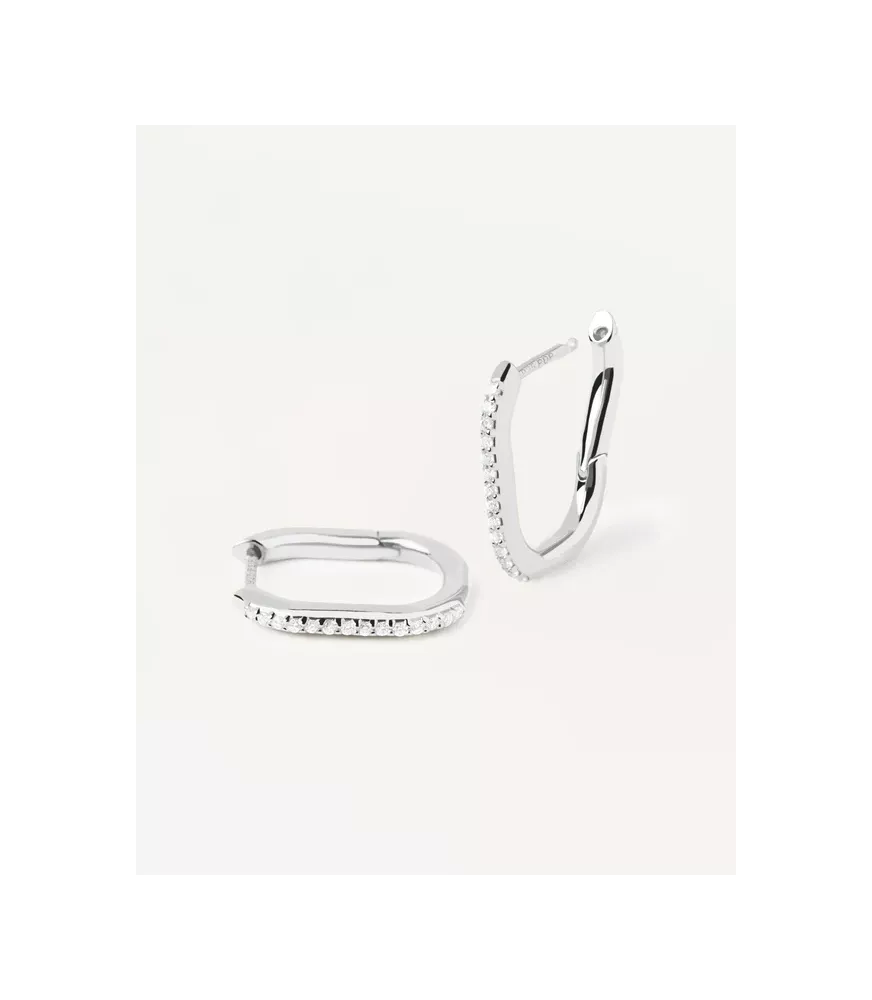 Pendientes Spike, P D Paola, en plata de ley 925 milésimas