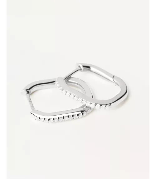 Pendientes Spike, P D Paola, en plata de ley 925 milésimas