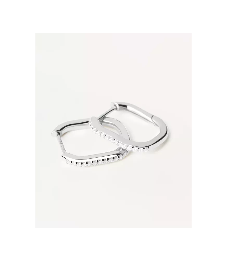 Pendientes Spike, P D Paola, en plata de ley 925 milésimas