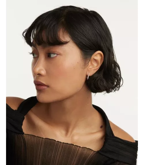 Pendientes Spike, P D Paola, en plata de ley 925 milésimas