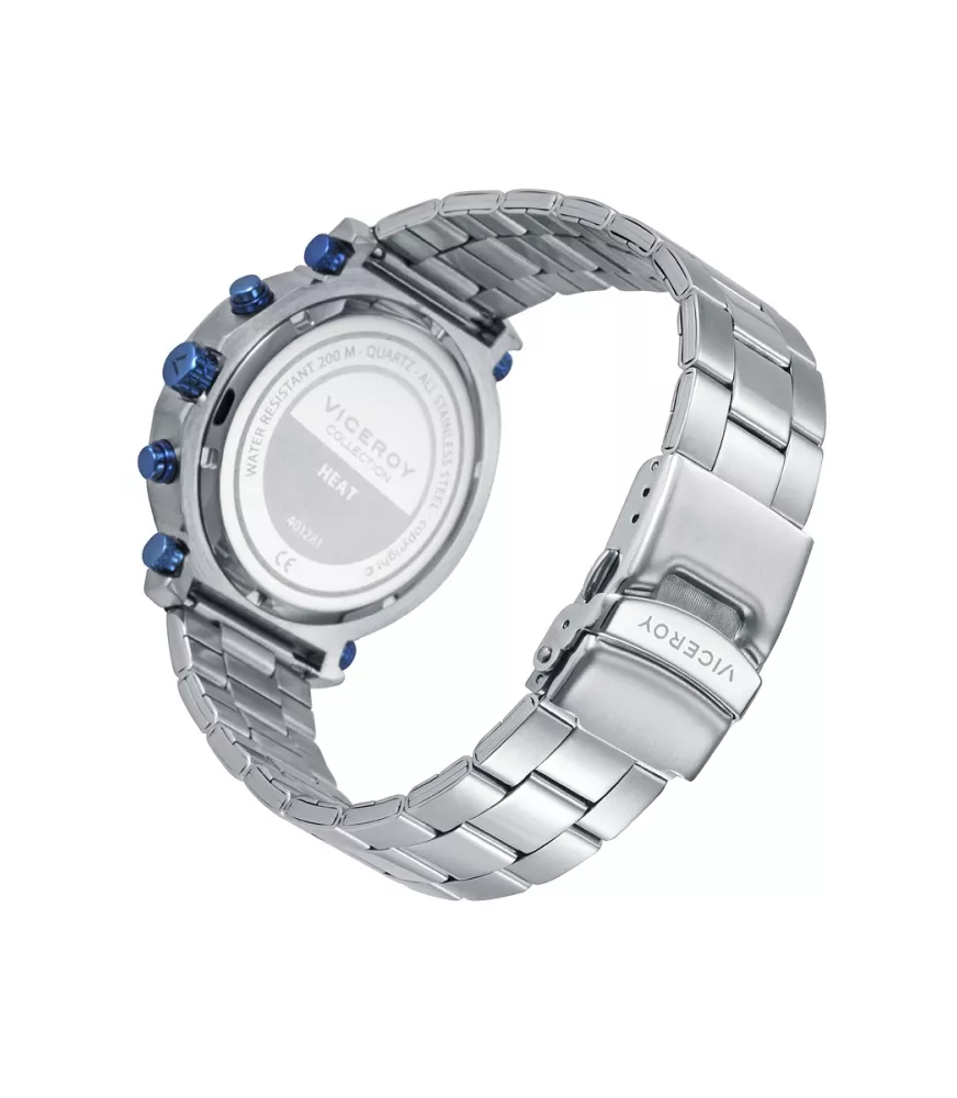 Reloj Viceroy hombre, cuarzo, analógico, 3 agujas y multifunción.