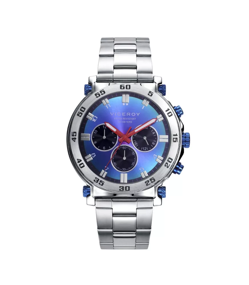 Reloj Viceroy hombre, cuarzo, analógico, 3 agujas y multifunción.