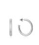 Pendientes Viceroy Trend criollas de plata de ley, 30 x 3,5mm