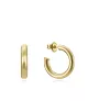 Pendientes Viceroy Trend criollas de plata de ley dorada,  20 x 3,5mm
