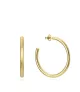 Pendientes Viceroy Trend criollas de plata de ley dorada, 40 x 3 mm