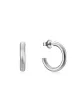 Pendientes Viceroy Trend criollas de plata de ley, 20 x 3 mm