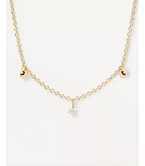 Collar Candado Corazón, P D Paola, colección Essentials.