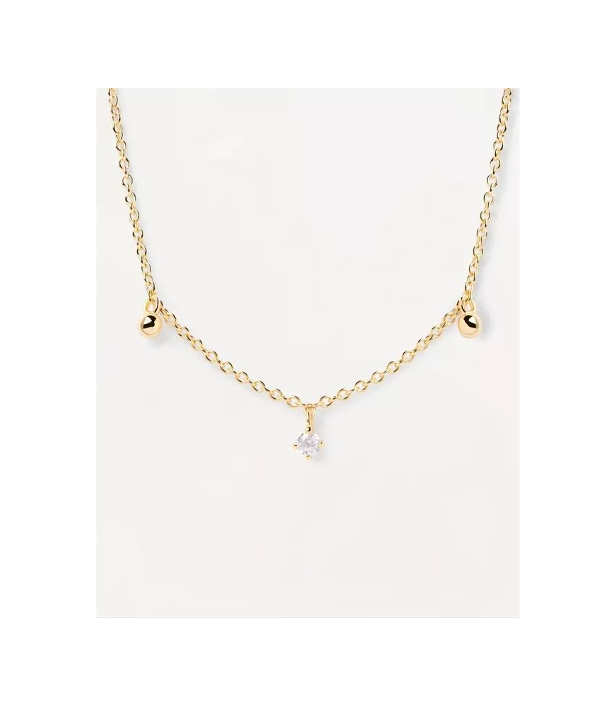 Collar Candado Corazón, P D Paola, colección Essentials.