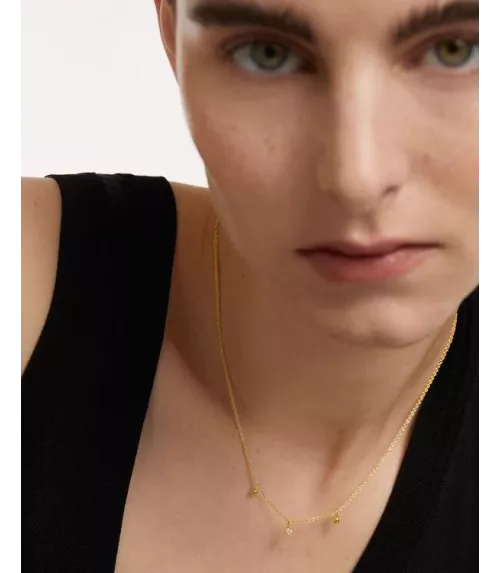 Collar Candado Corazón, P D Paola, colección Essentials.