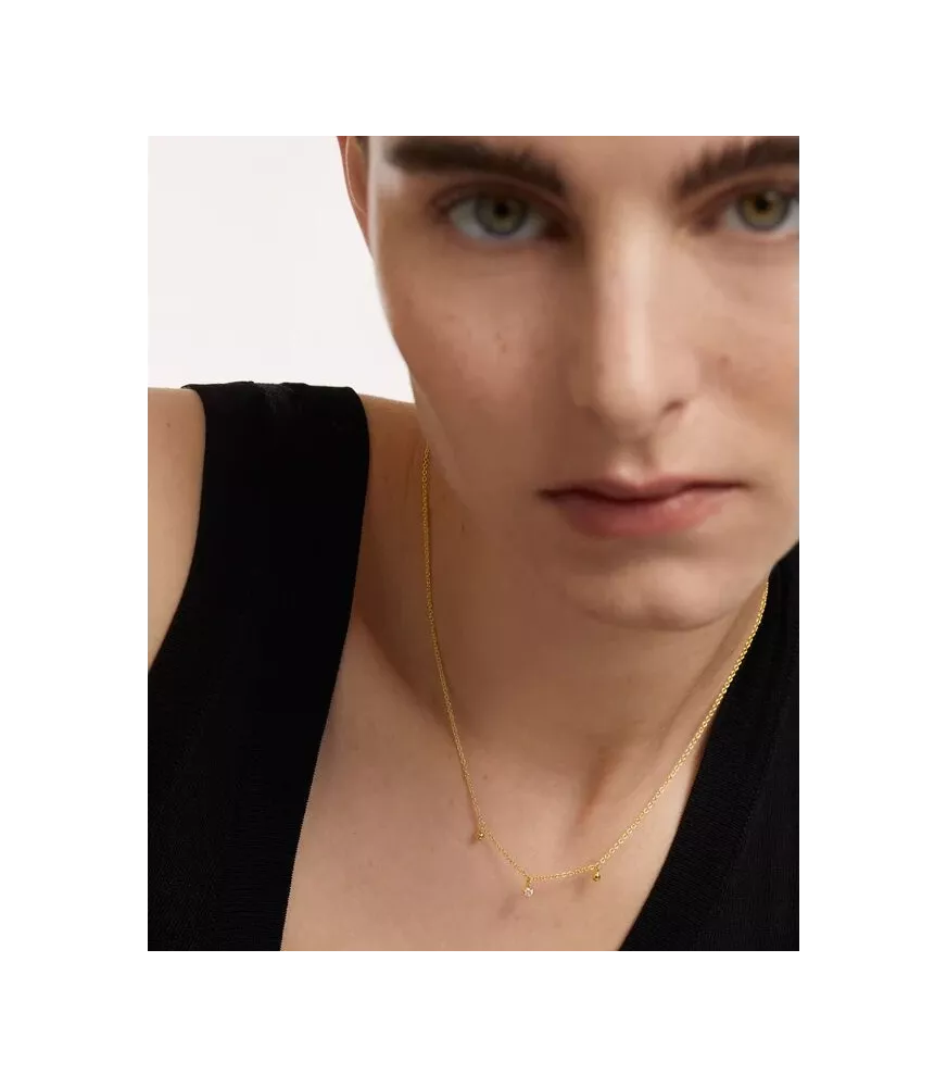 Collar Candado Corazón, P D Paola, colección Essentials.