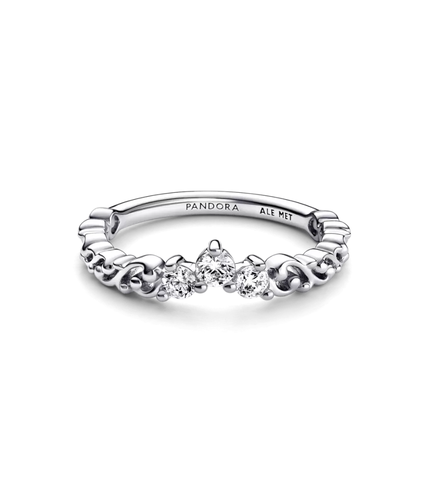 Anillo en plata de ley Tiara Real Remolino