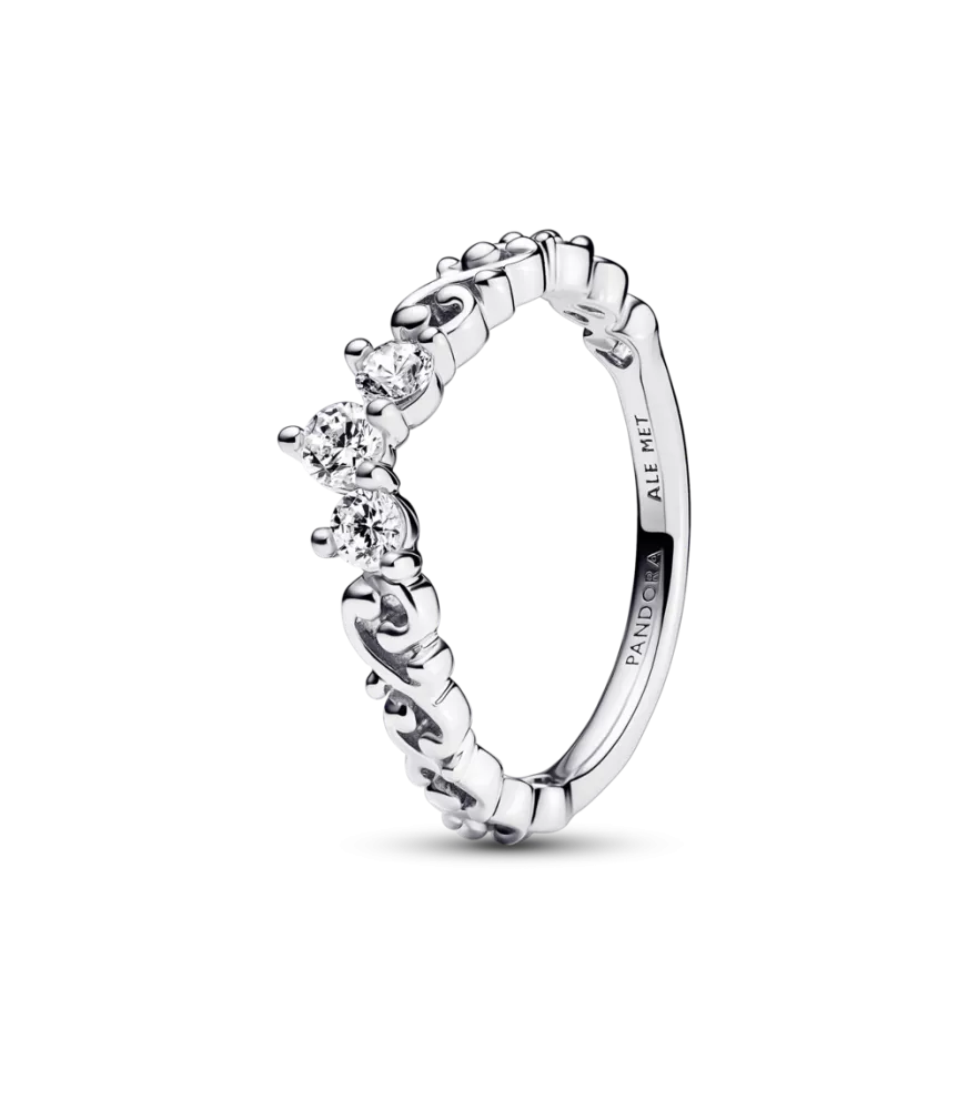 Anillo en plata de ley Tiara Real Remolino