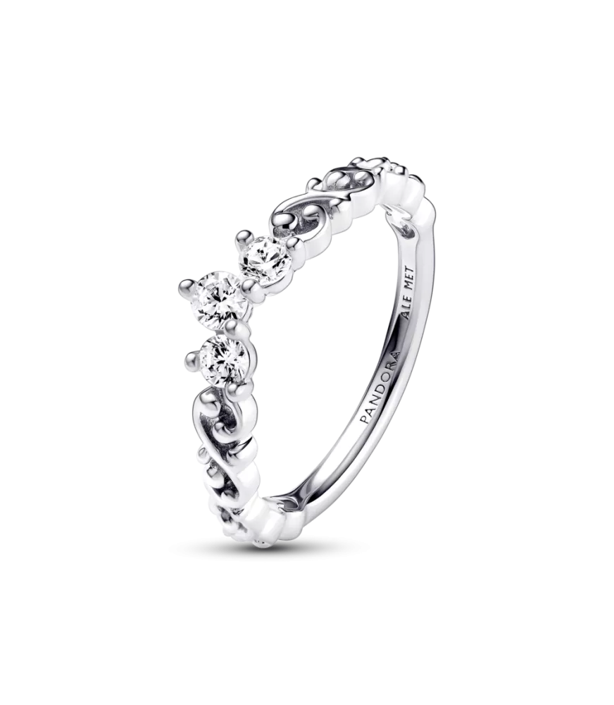 Anillo en plata de ley Tiara Real Remolino