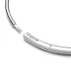 Pulsera rígida Pandora Signature en plata  de ley I-D Pavé