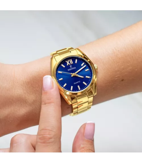 Reloj Festina mujer, cuarzo ,analógico, 3 agujas.