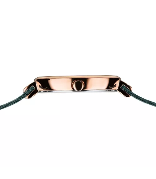 Reloj Bering clásico, malla fina verde mujer 12034-868