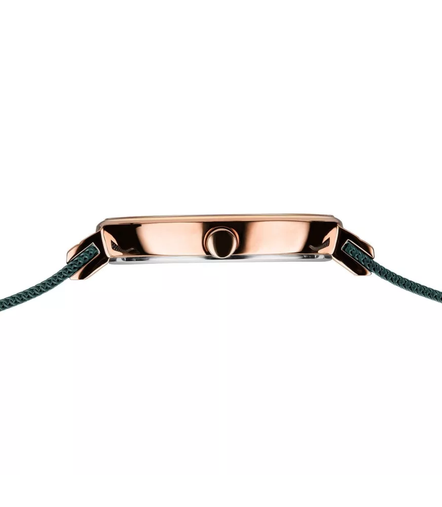 Reloj Bering clásico, malla fina verde mujer 12034-868