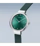 Reloj Bering clásico, malla fina verde mujer 12034-868