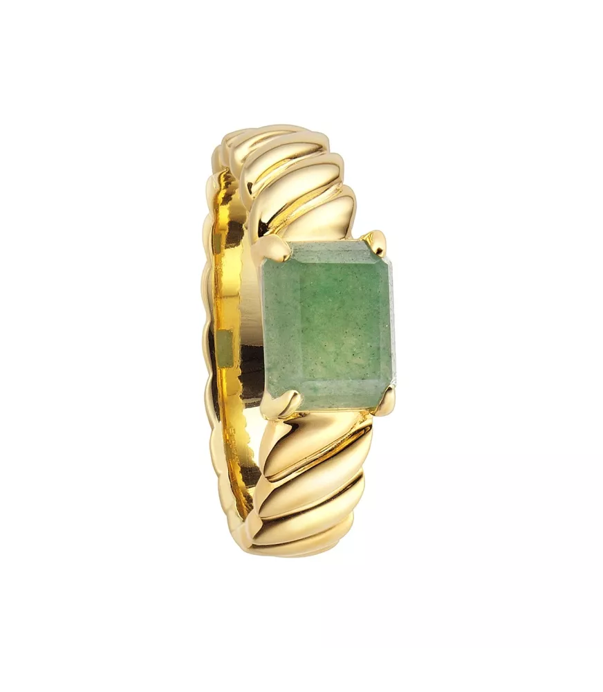 Anillo Minerva, de Duran Exquse en plata dorada 00511238