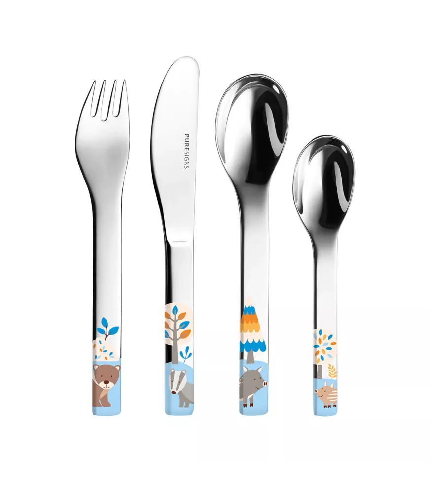 Cubiertos de acero "Friends". LU6134