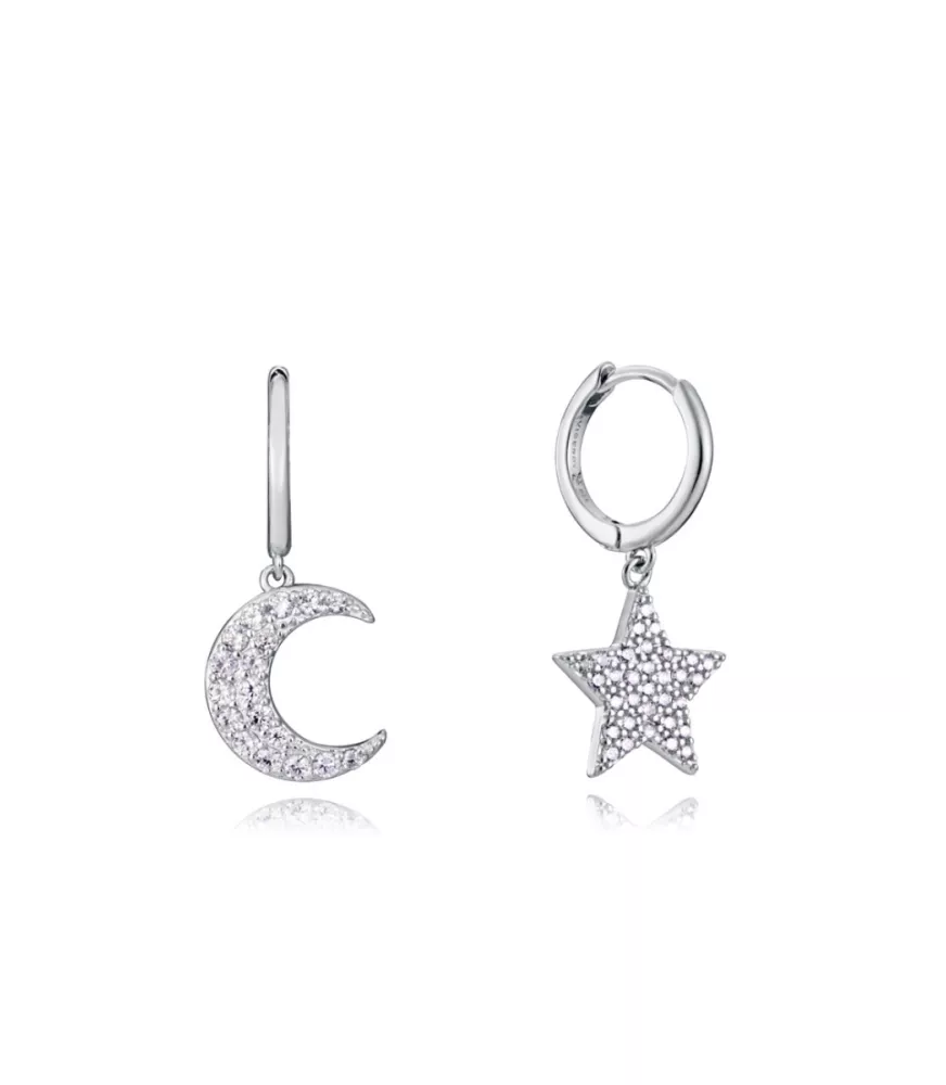 Pendientes viceroy en plata de 925 milesimas con baño de rodio