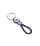 Llavero Viceroy hombre en acero y cuero marrón y azul. 6403L09019