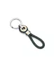 Llavero Viceroy hombre en acero y cuero verde. 6470L01012 