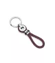 Llavero Viceroy hombre en acero y cuero burdeos. 6470L01000.