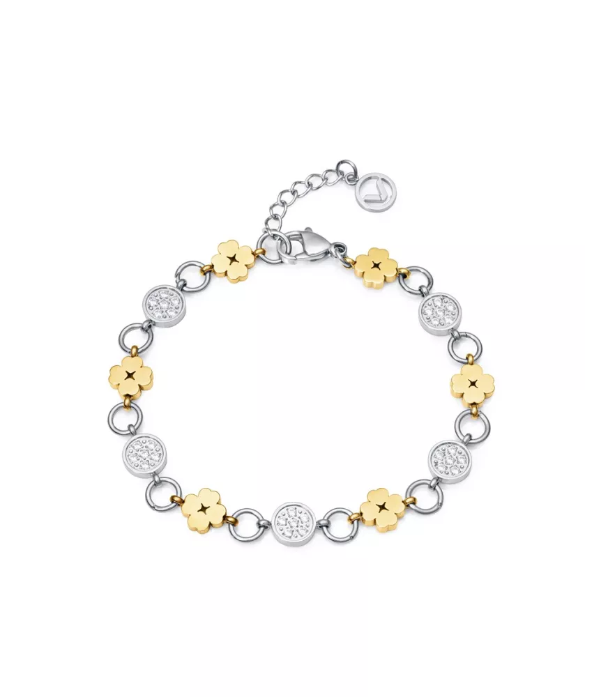 Pulsera viceroy en plata de 925 milesimas con baño de oro amarillo