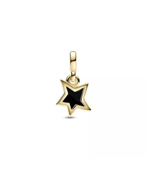 Mini Colgante con un recubrimiento en oro de 14k Estrella Facetada Pandora ME