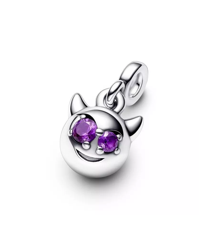 Mini Colgante en plata de primera ley Demonio Pandora ME