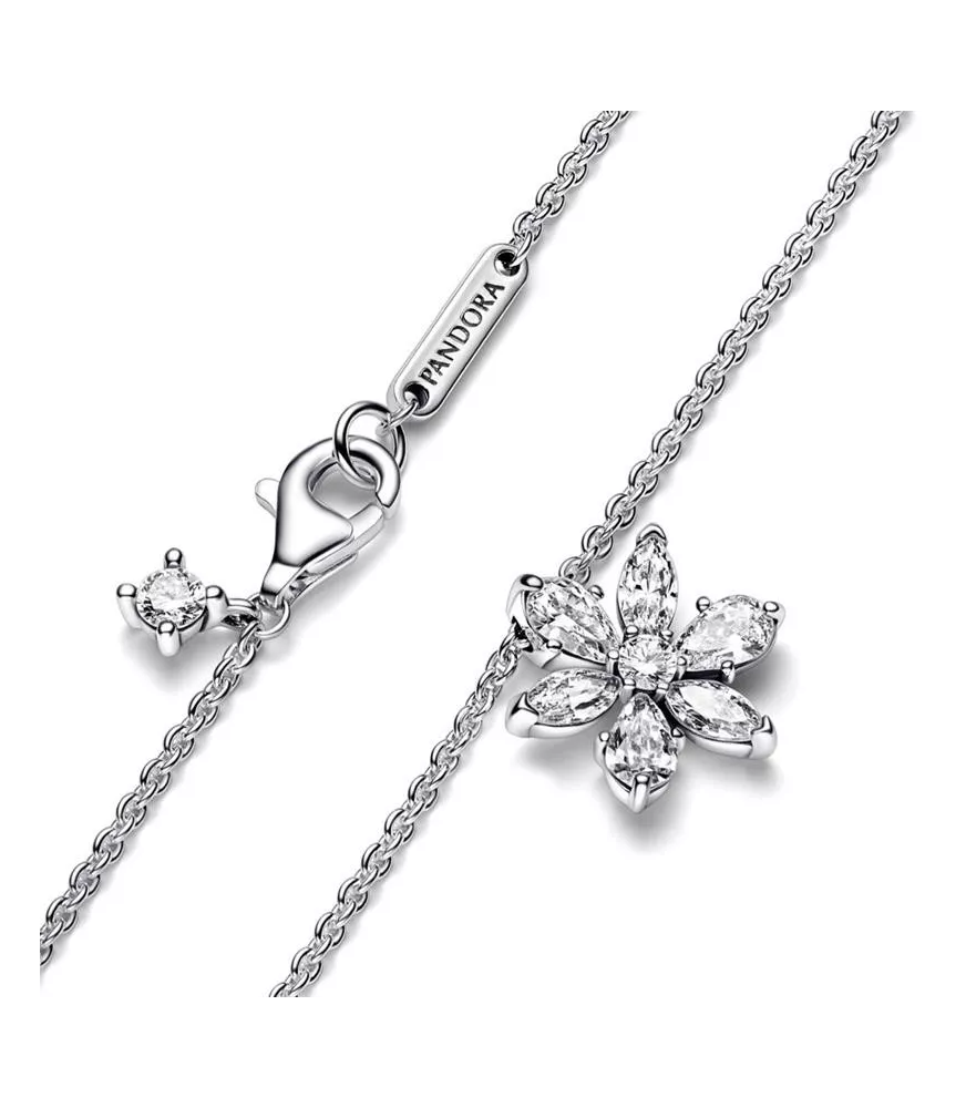 Collar en plata de ley Herbario Brillante