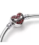 Pulsera Rígida Pandora Moments en plata de ley con Cierre de Máscara Spider-Man de Marvel