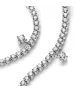 Pulsera en plata de ley Tenis Gotas Brillantes