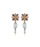 Pendientes Sunfield Sophie, en plata con baño de oro rosa