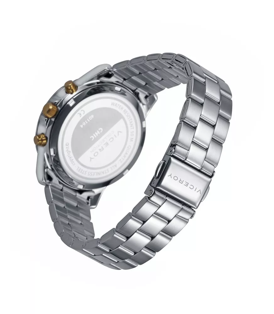 Reloj Viceroy mujer, cuarzo, analógico, 3 agujas y cronógrafo.
