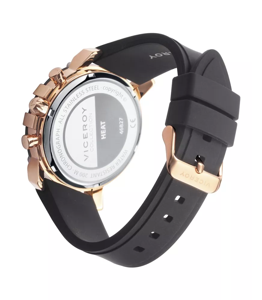 Reloj Viceroy hombre, cuarzo, analógico, 3 agujas y cronógrafo.