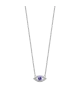 Collar Lotus Silver LP1971 -1/1, Ojo con circonitas pequeñas.