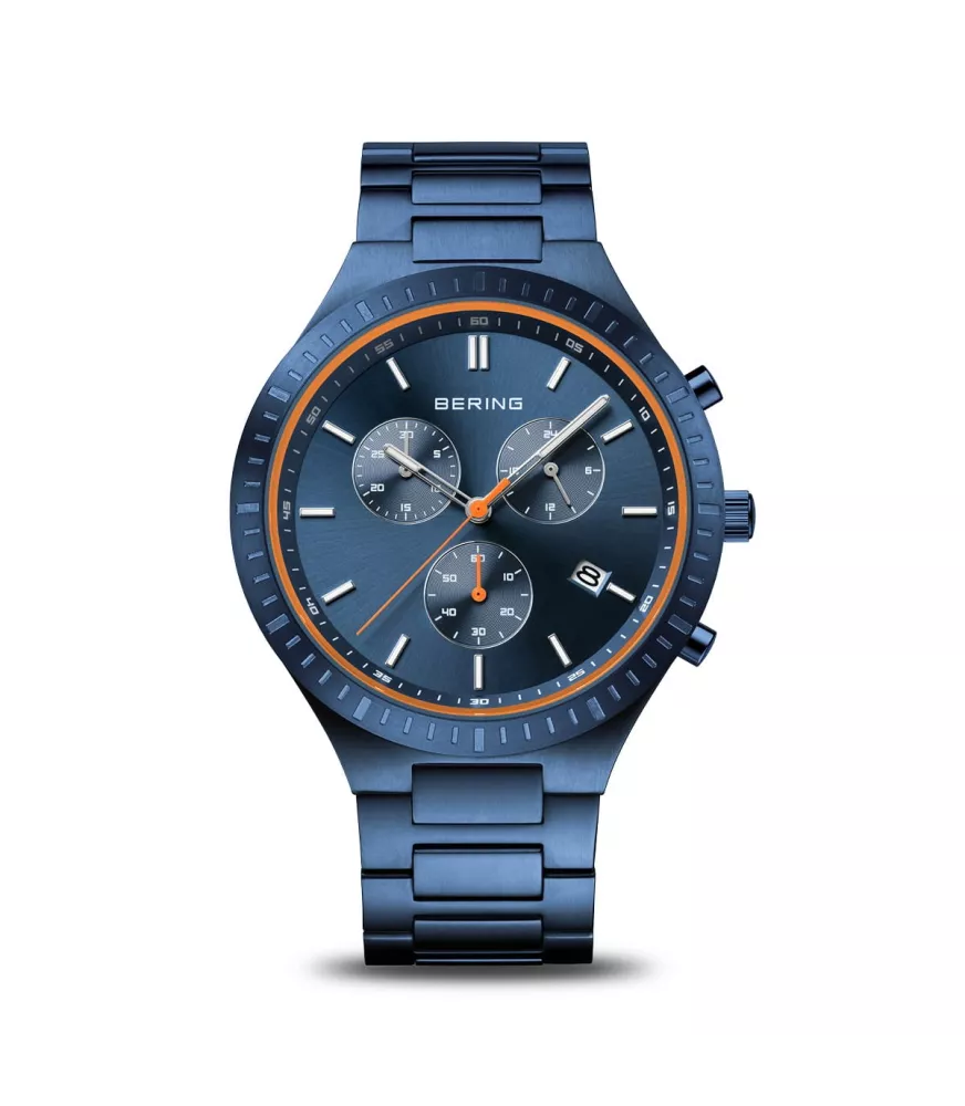 Reloj Bering Cronógrafo hombre titanio.