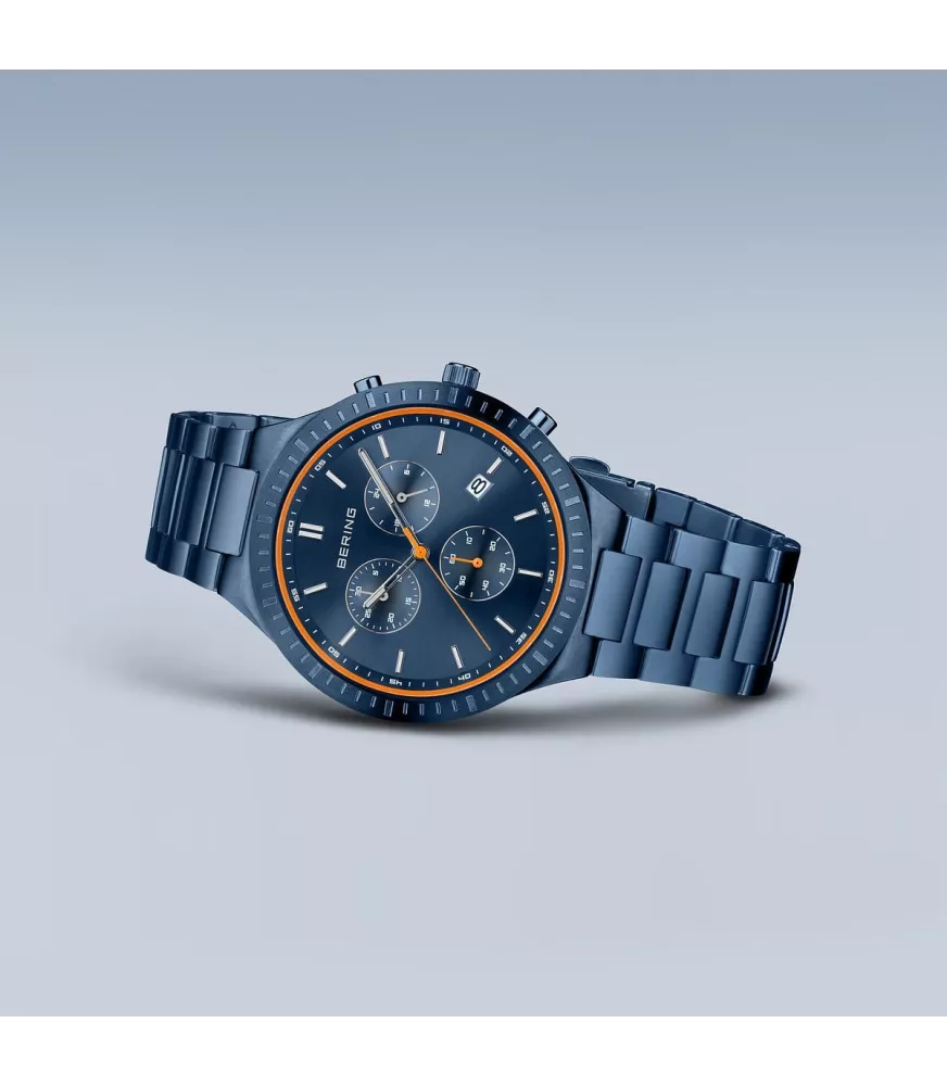 Reloj Bering Cronógrafo hombre titanio.