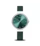 Reloj Bering clásico, malla fina verde mujer 12034-868