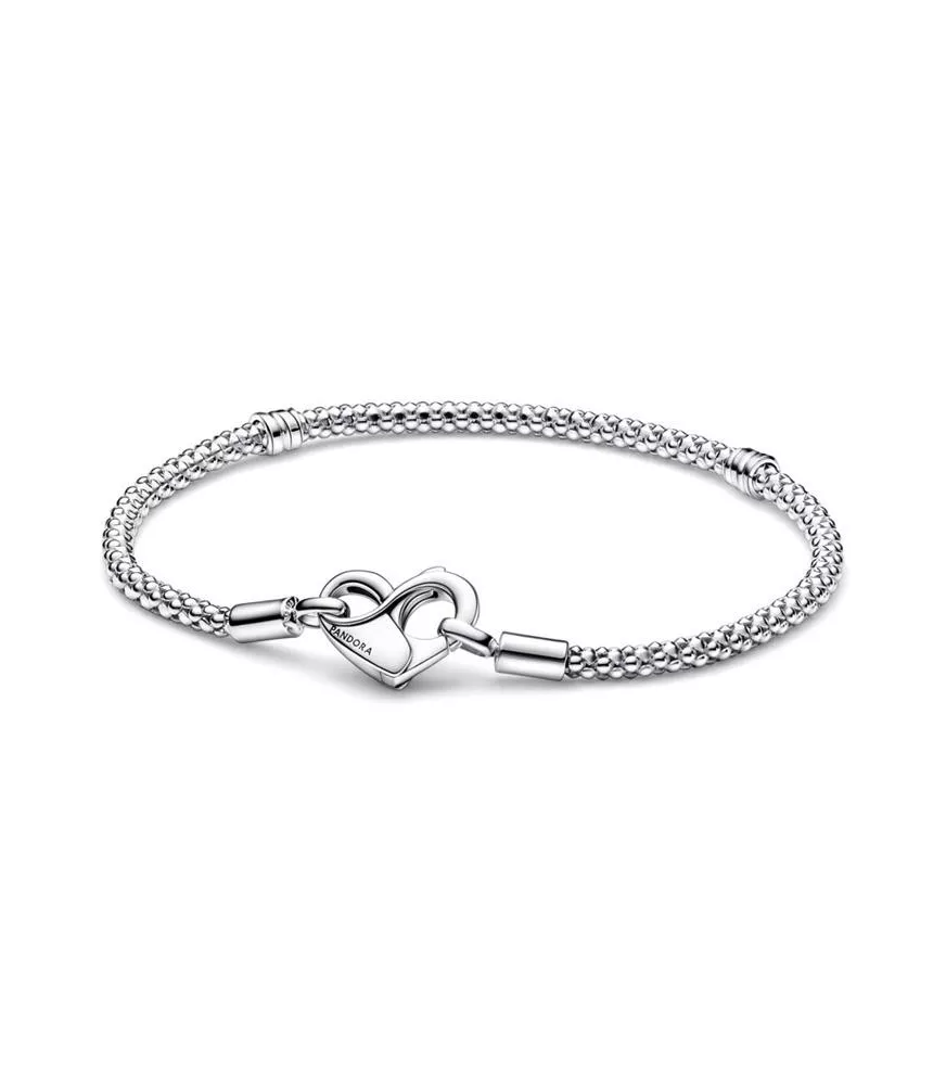 Pulsera Pandora Moments en plata de ley Cadena con Tachuelas 592453C00