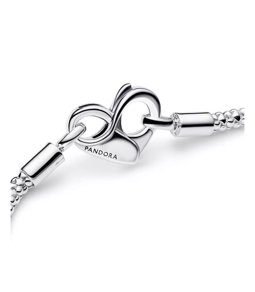 Pulsera Pandora Moments en plata de ley Cadena con Tachuelas 592453C00