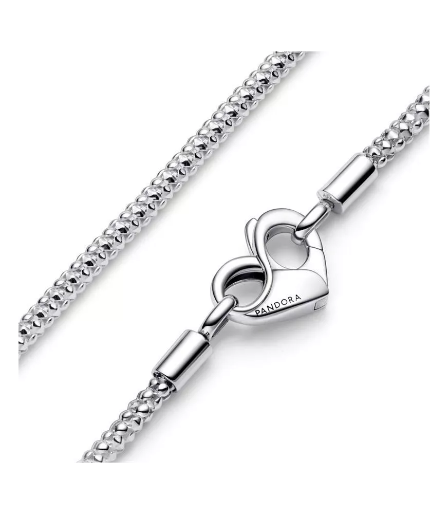 Collar Pandora Cadena con Tachuelas 